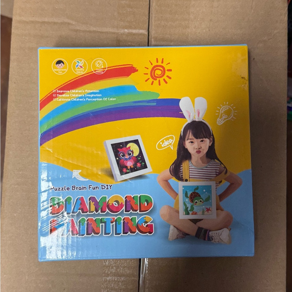 🚨SOLD🚨Colorful DIY Diamond Painting Kit